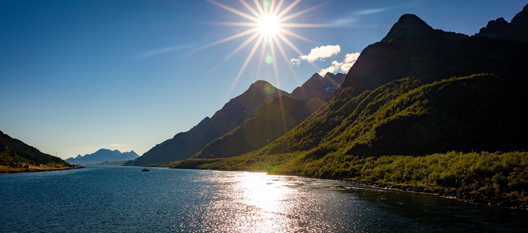 Sunburst Over Lofoten Coast 2